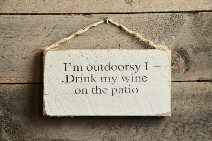 I'm Outdoorsy
